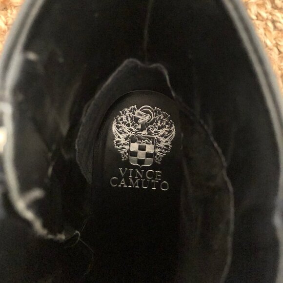 Black Vince Camuto Booties, Pointed Toe, Size 8 1/2M, Heeled - Picture 6 of 13